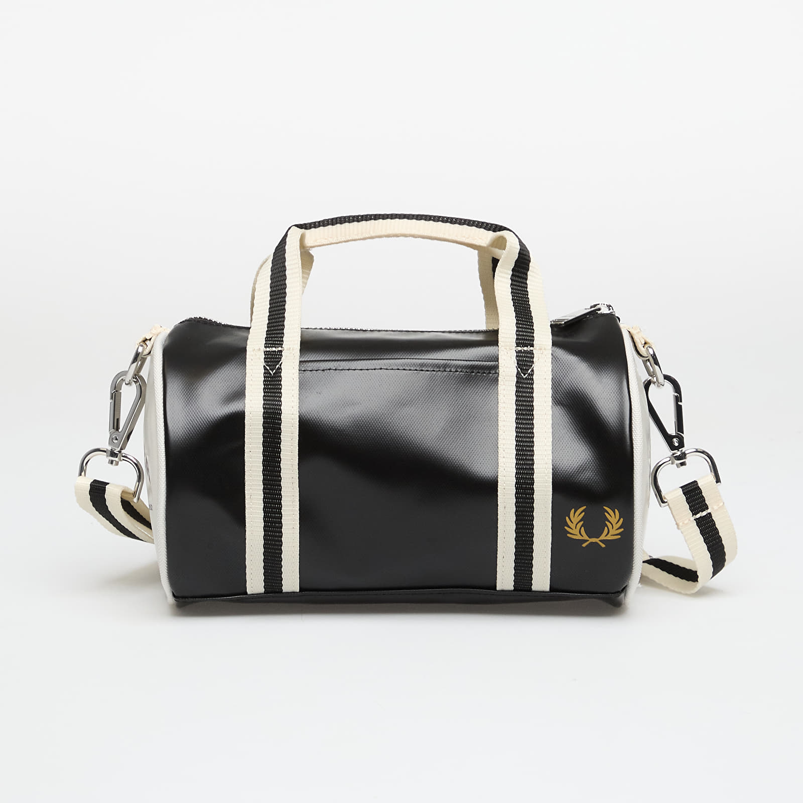 Crossbody-vesker Fred Perry Classic Mini Barrel Bag Black/ Ecru