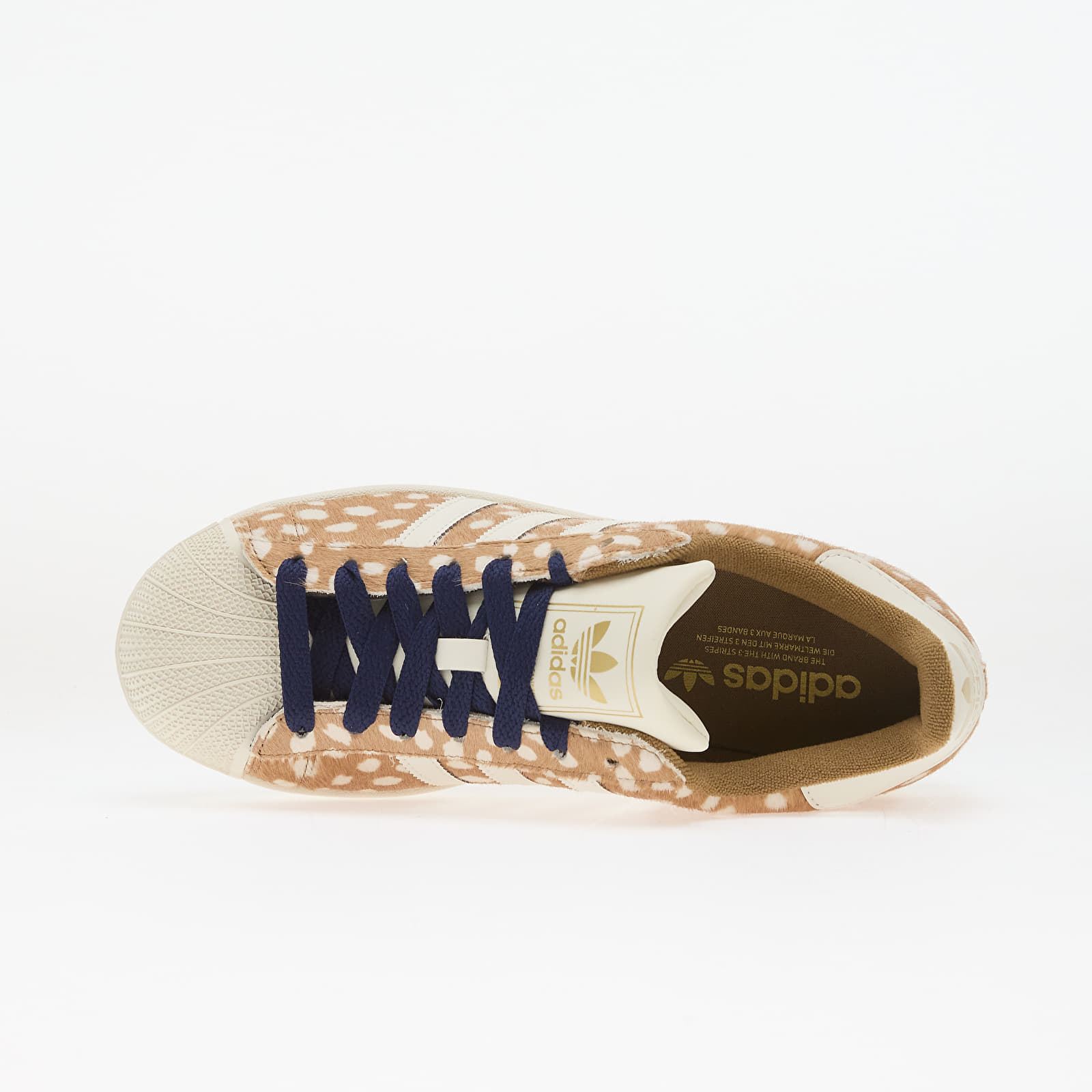 Damesko adidas Superstar II Brown Desert/ Off White/ Dark Blue
