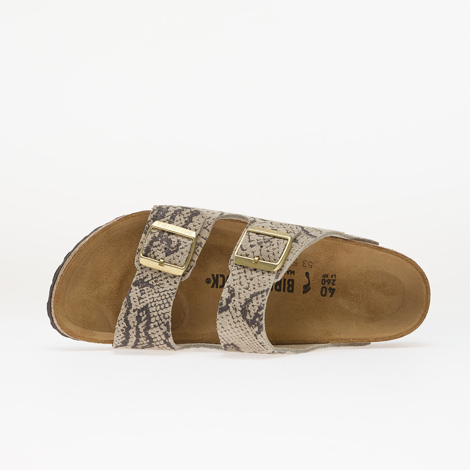 Ženske tenisice Birkenstock Arizona Print LEVE Snake Oyster