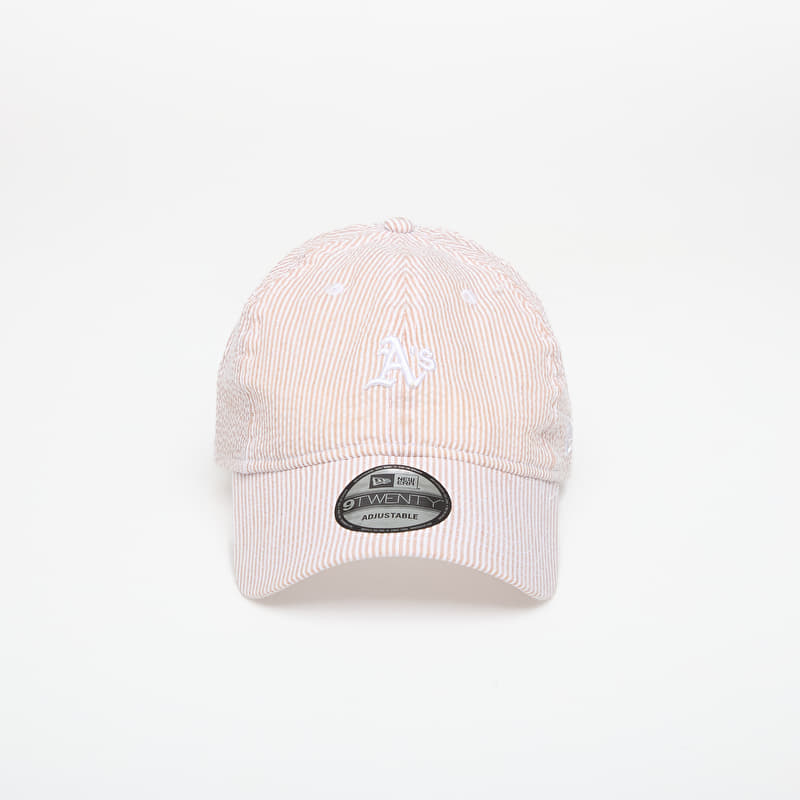 Cap New Era 9TWENTY MLB Seersucker Oakland Athletics Stone/ Optic White