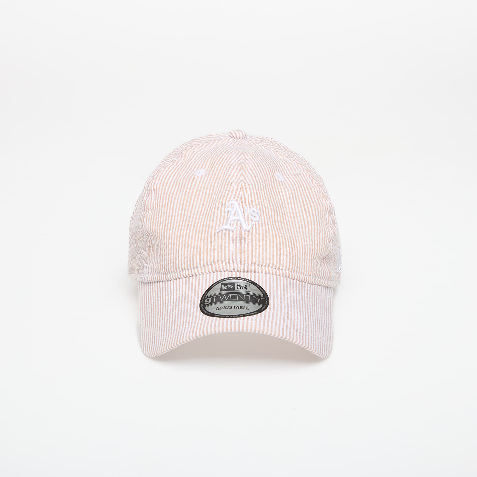 Ανδρικά καπέλα New Era 9TWENTY MLB Seersucker Oakland Athletics Stone/ Optic White