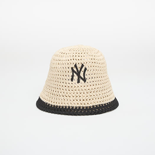Hatt New Era Knitted Bucket New York Yankees Stone/ Black
