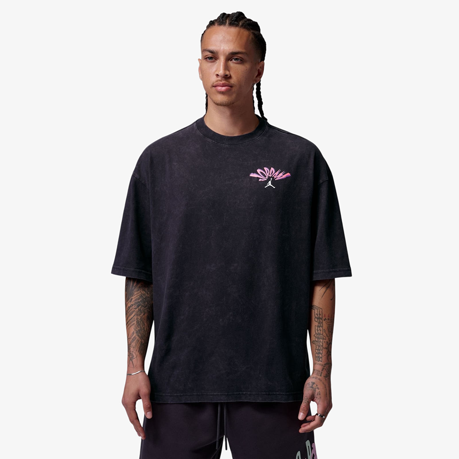 T-shirts Jordan Flight Men's T-Shirt Black/ White
