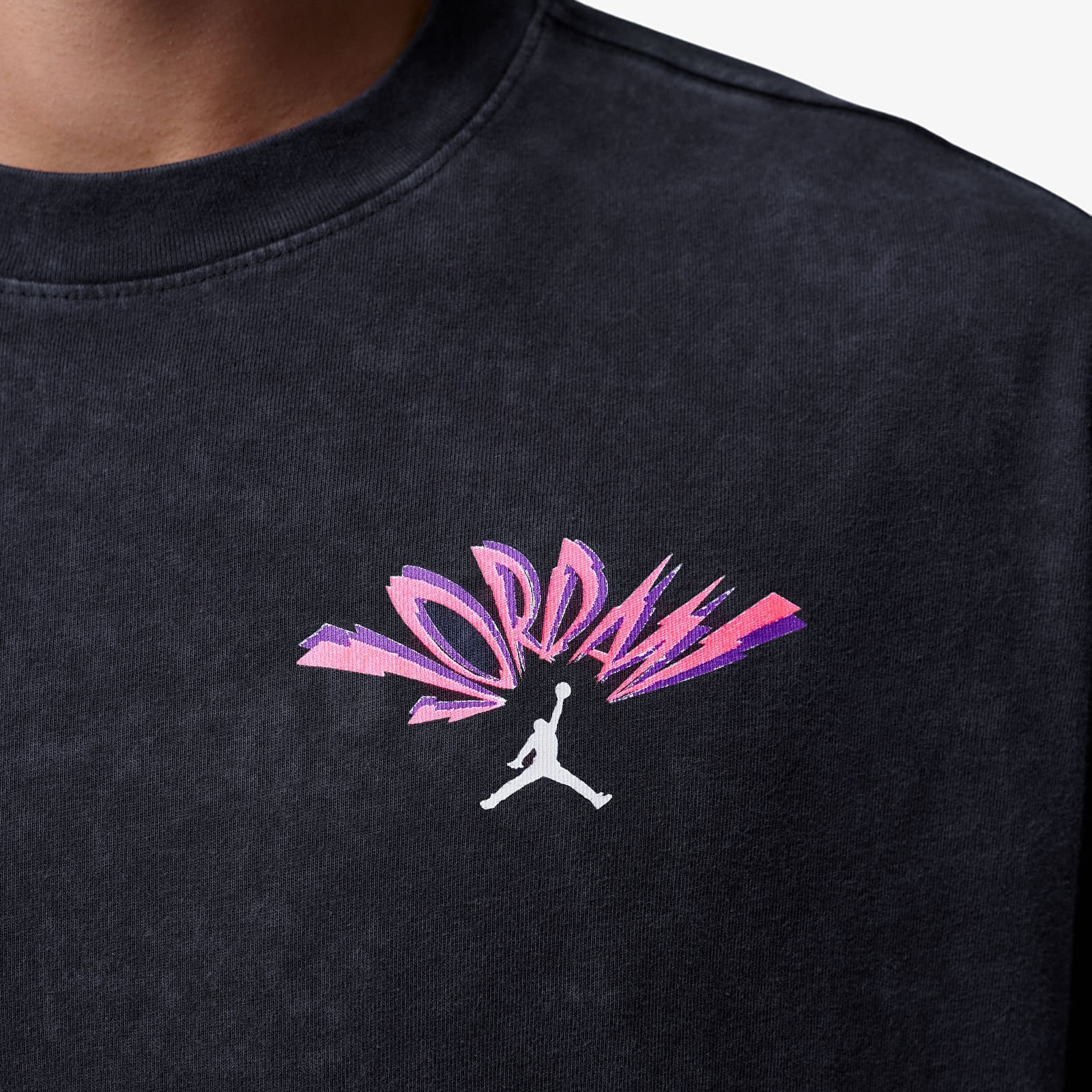 T-shirts Jordan Flight Men's T-Shirt Black/ White