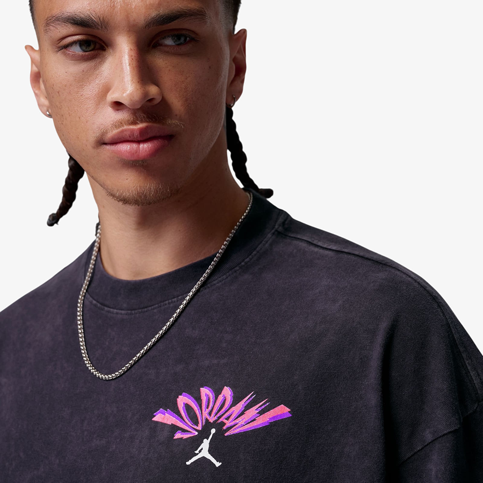 T-shirts Jordan Flight Men's T-Shirt Black/ White