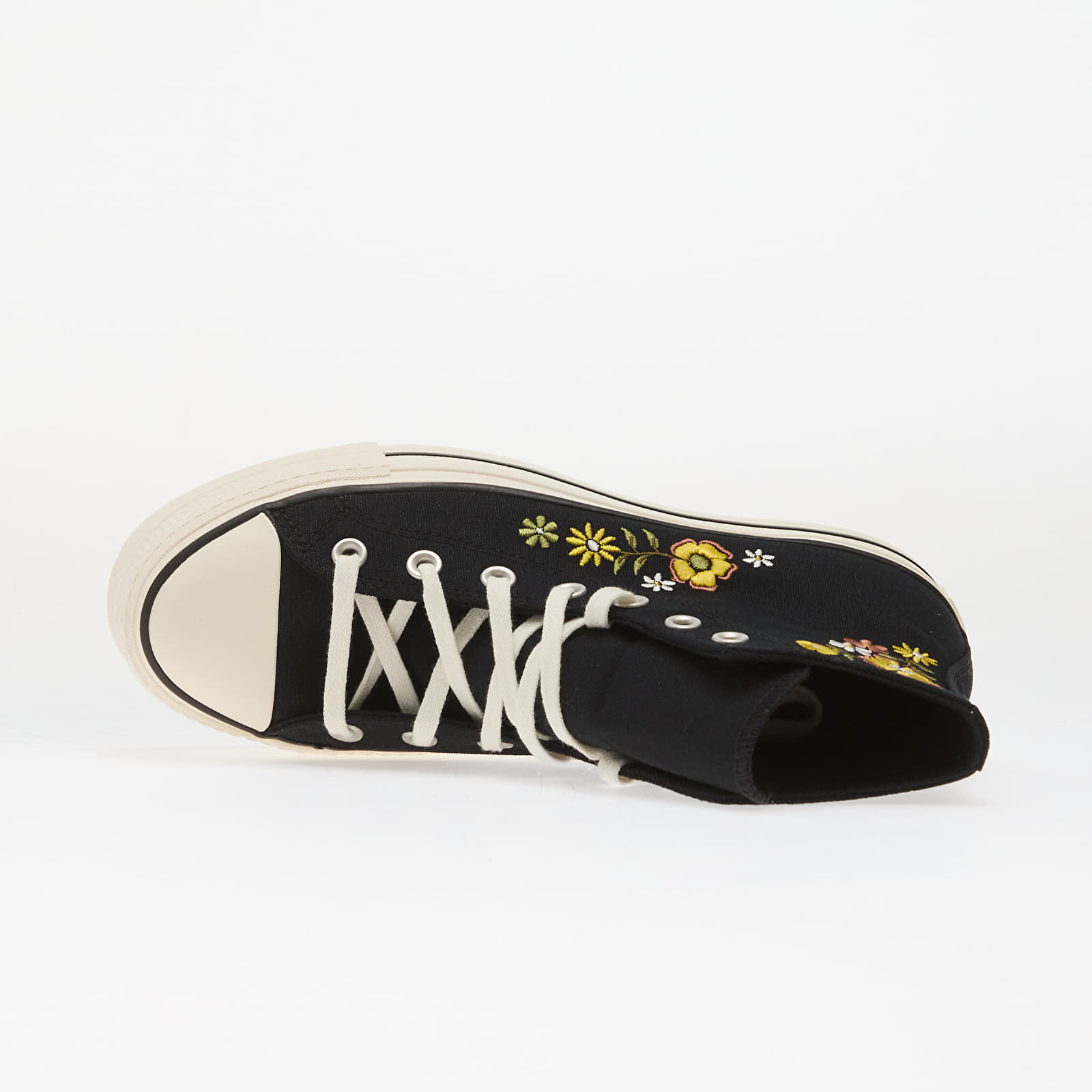 Women's shoes Chuck Taylor All Star Lift Embroidered Flowers - Converse Black/ Egret/ Bright Outlook