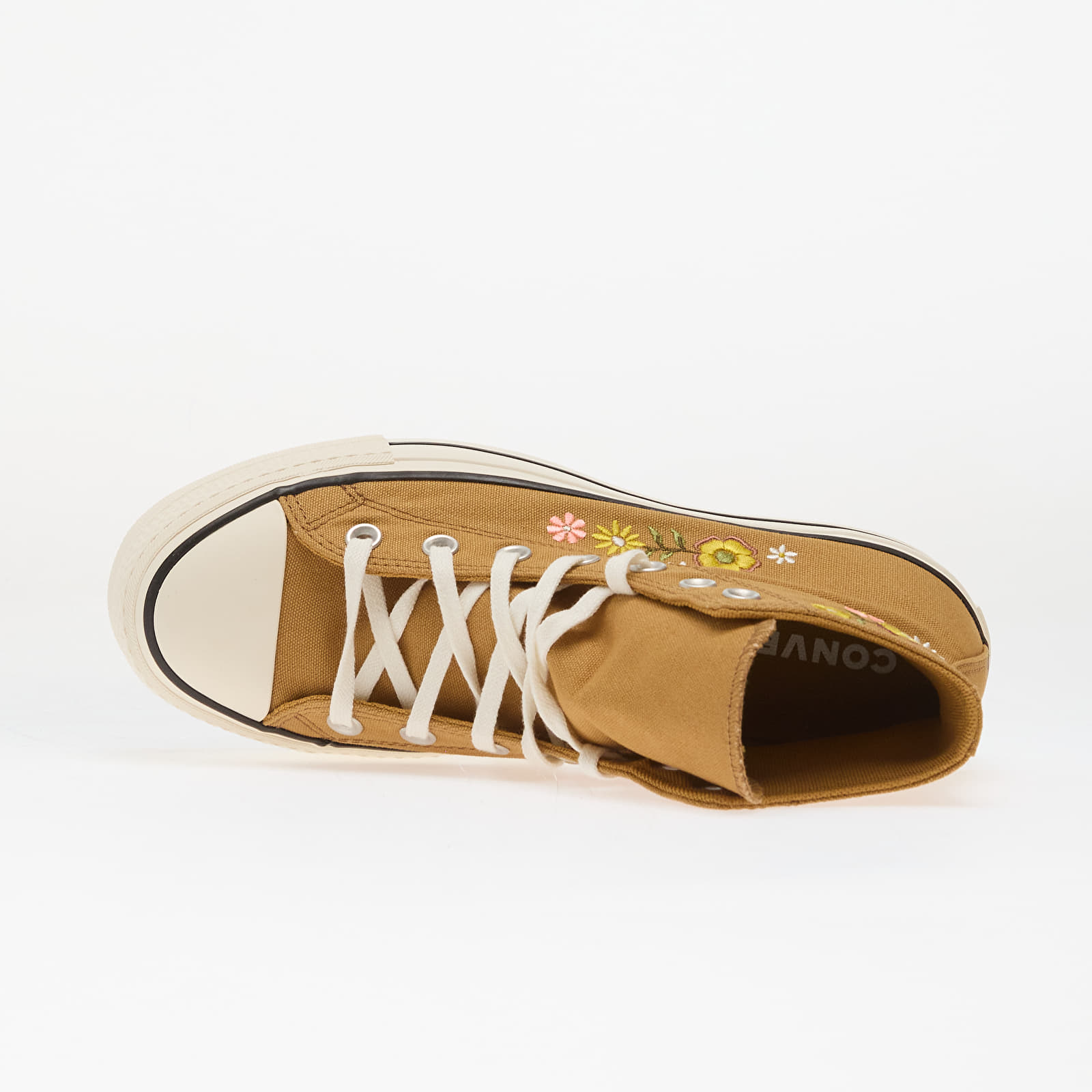 Damesschoenen Chuck Taylor All Star Lift Embroidered Flowers - Converse Honey Stick/ Egret