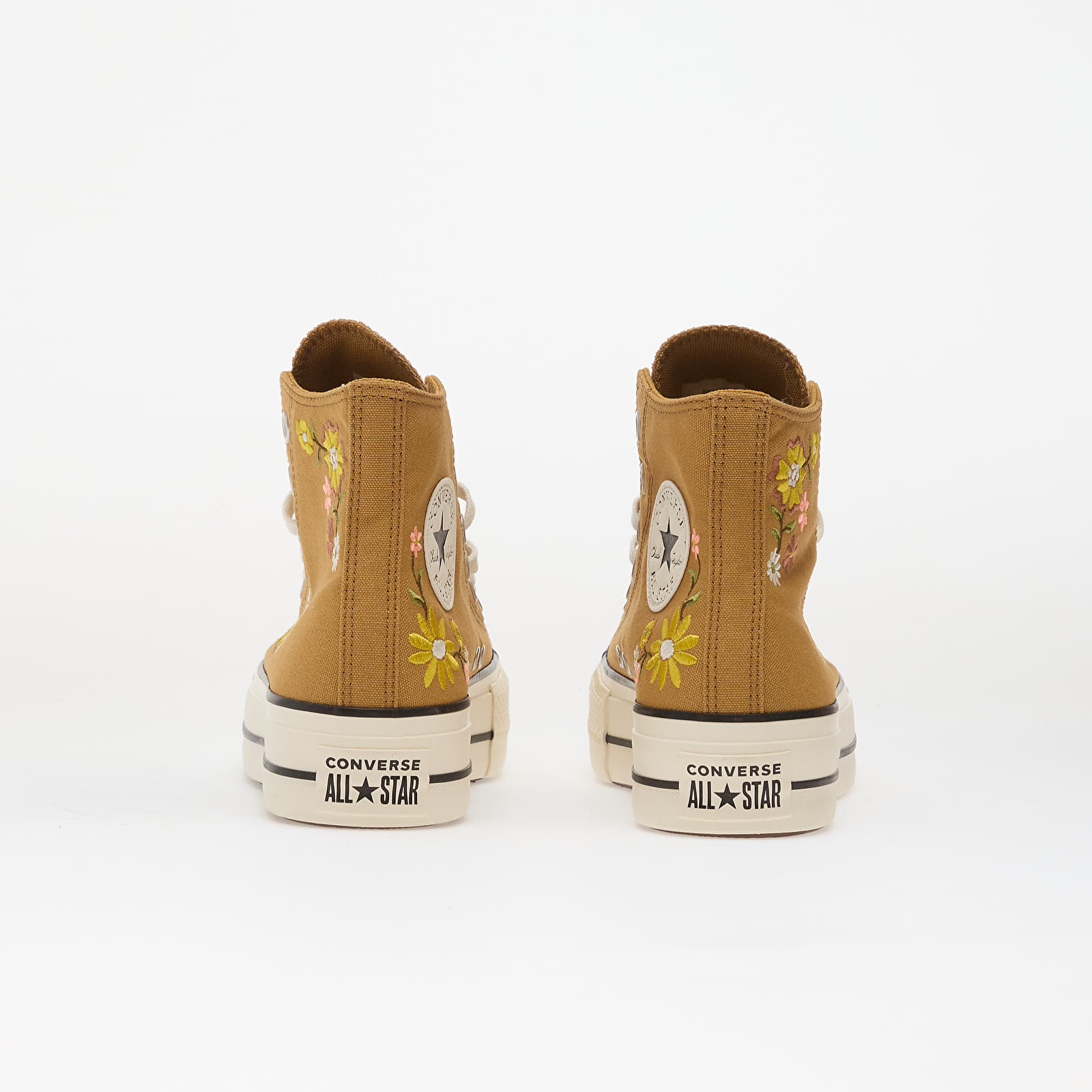Damesschoenen Chuck Taylor All Star Lift Embroidered Flowers - Converse Honey Stick/ Egret