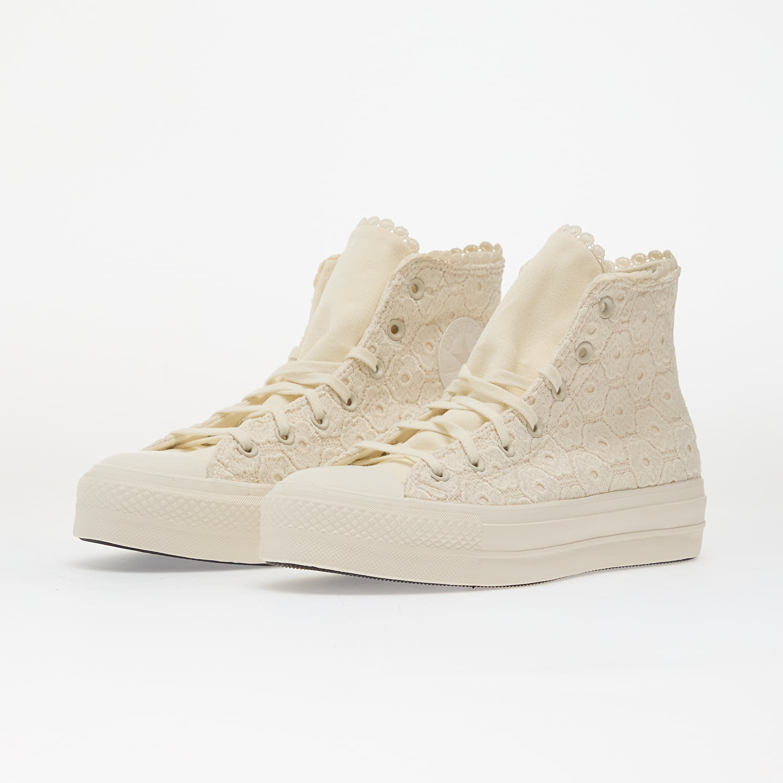 Women's shoes Converse Chuck Taylor All Star Lift Egret/ Egret/ Vintage White