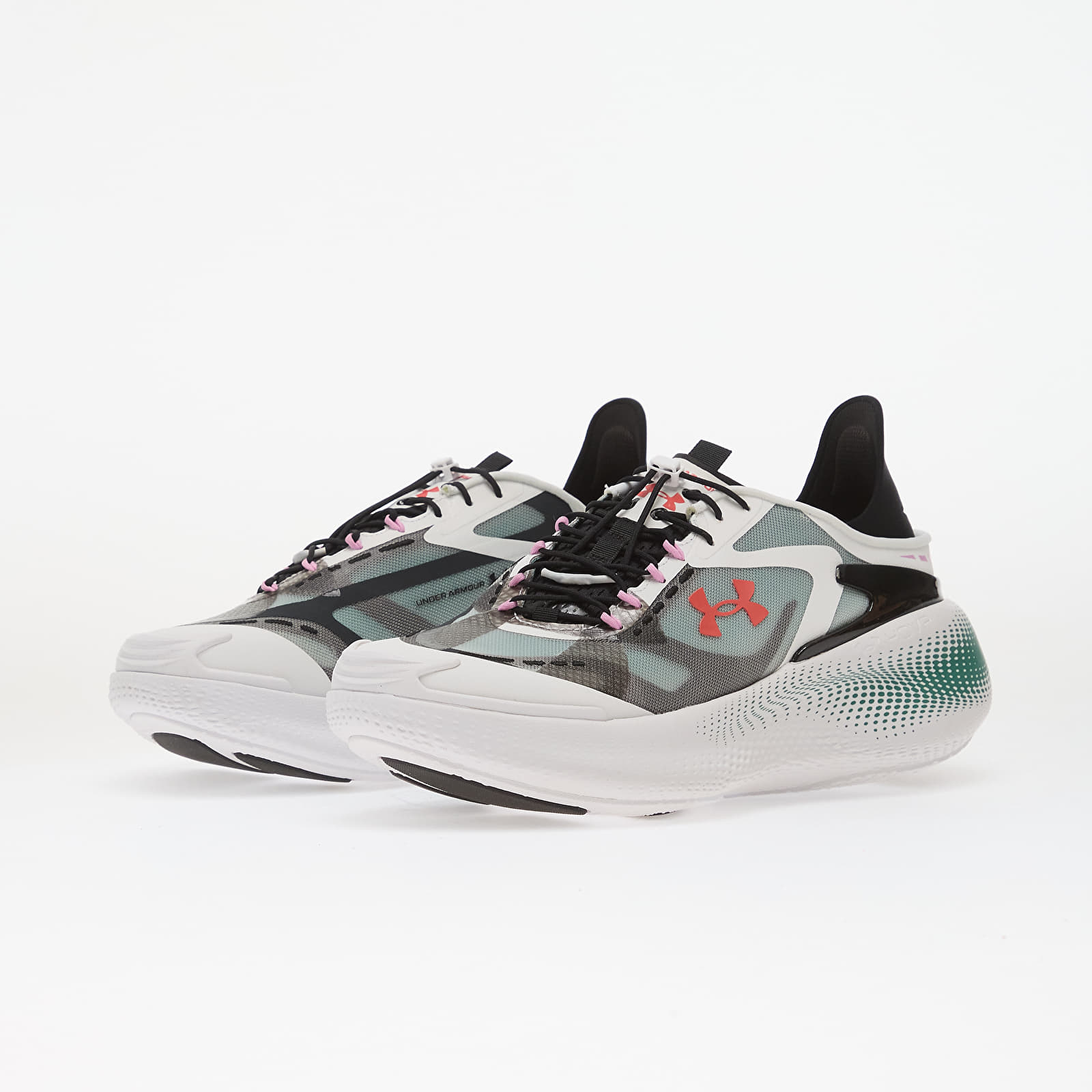 Herresko Under Armour Echo White/ Valiant Green/ Black