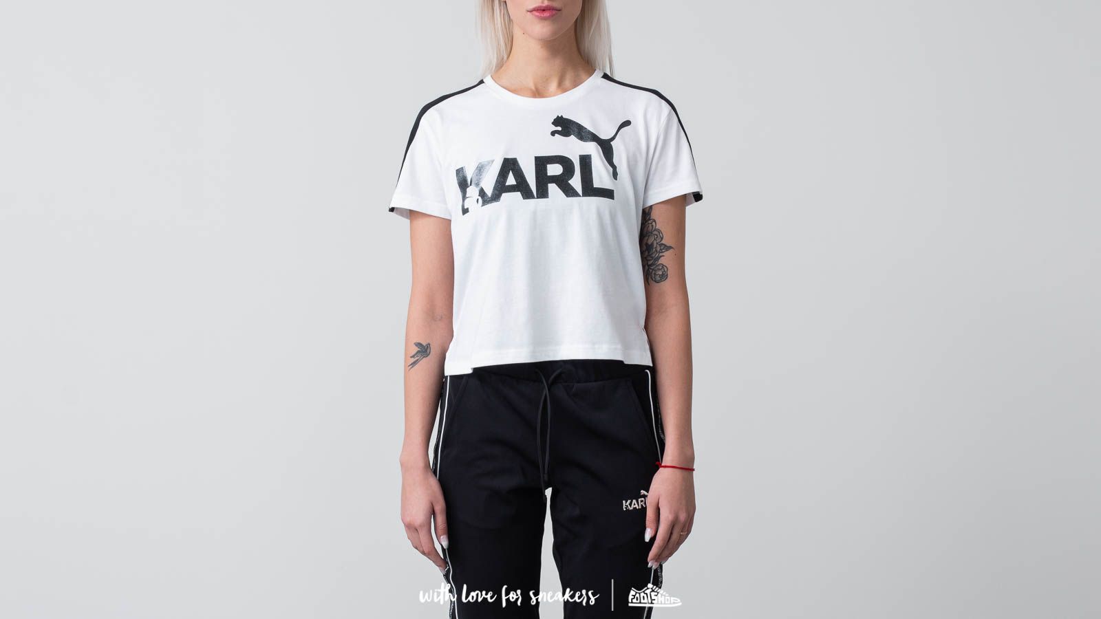T-Shirts Puma x Karl Lagerfeld Tee White
