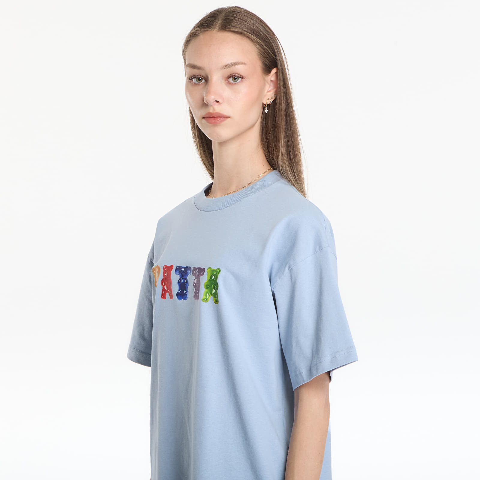 T-krekli Patta Gummi T-Shirt UNISEX Dusty Blue
