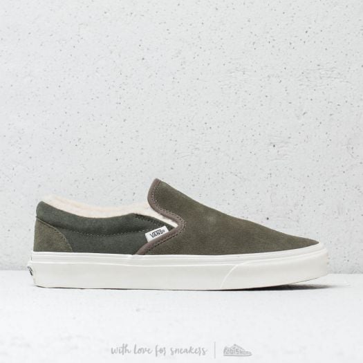 Scarpe uomo Vans Classic Slip On Seude Sherpa Grape Leaf Footshop