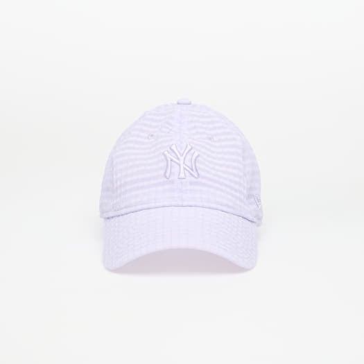 New Era 9TWENTY MLB Seersucker New York Yankees Pastel Lilac