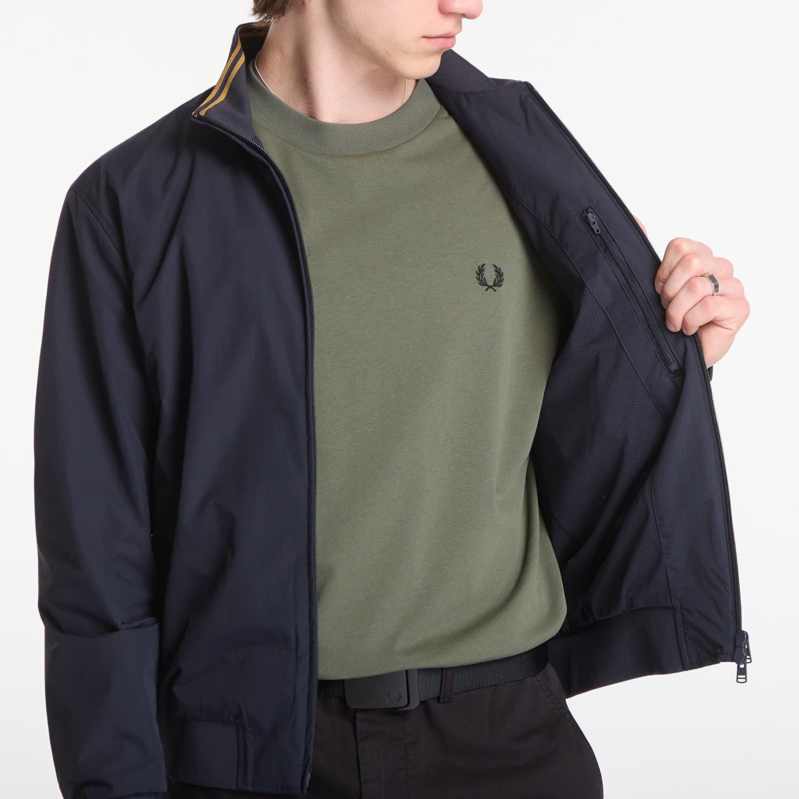 Чоловічі піджаки Fred Perry The Brentham Jacket Black