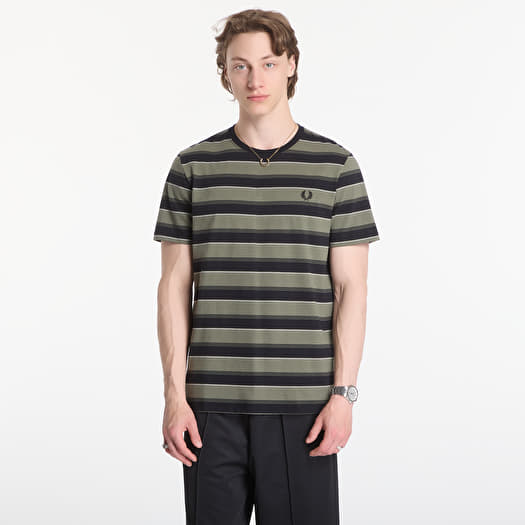 T-Shirt Fred Perry Fine Stripe T-Shirt Green