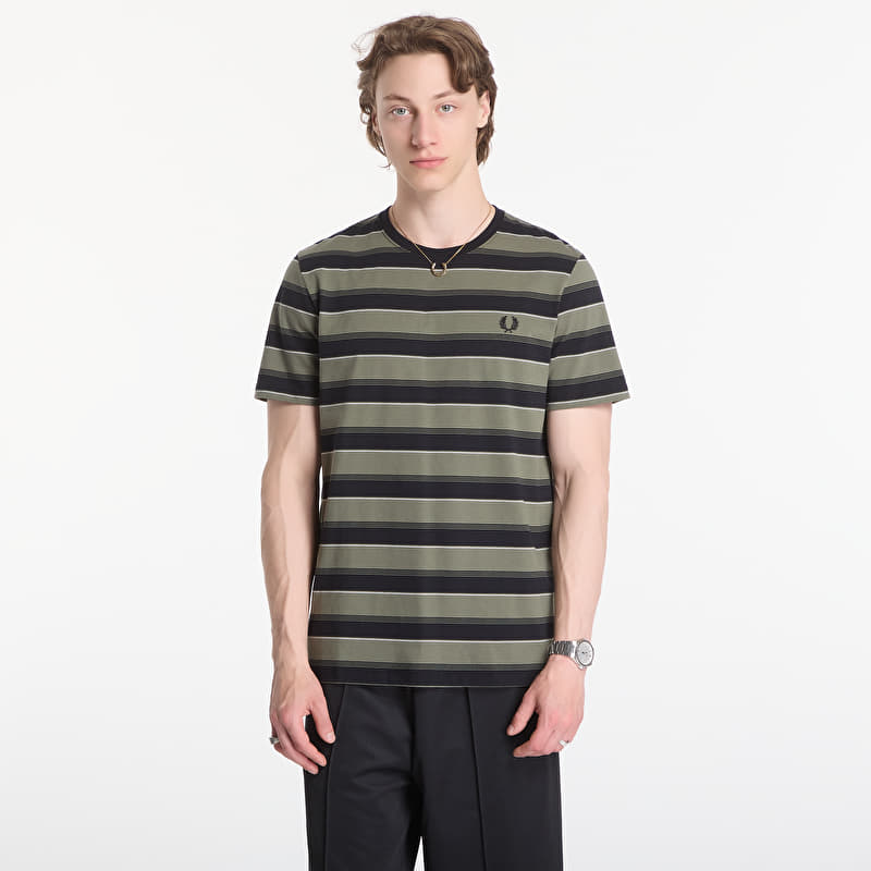 T-shirt Fred Perry Fine Stripe T-Shirt Green