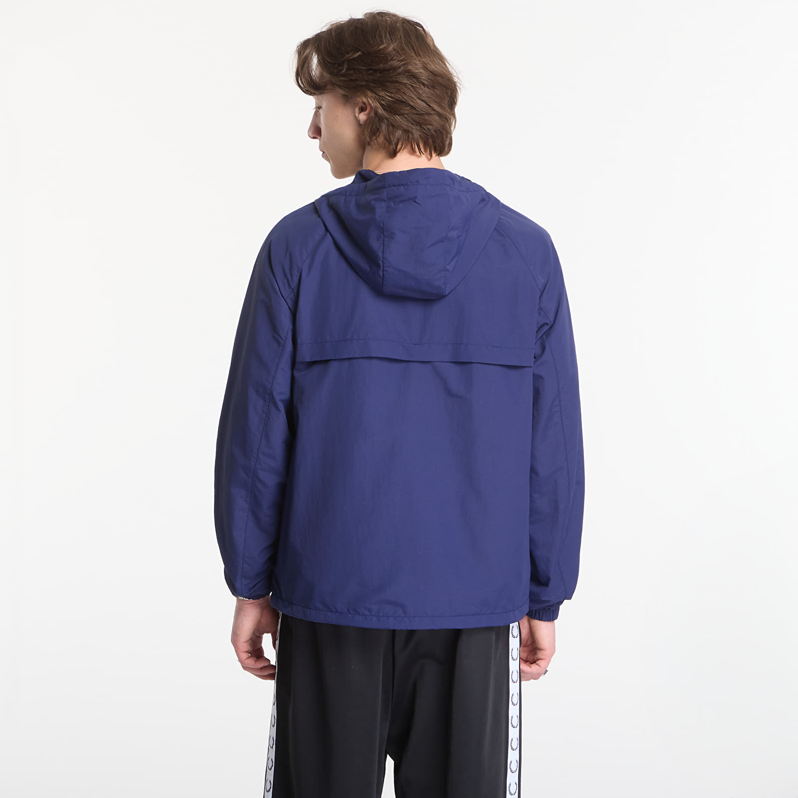 Men's jackets Fred Perry Hooded Shell Jacket UNISEX Blue