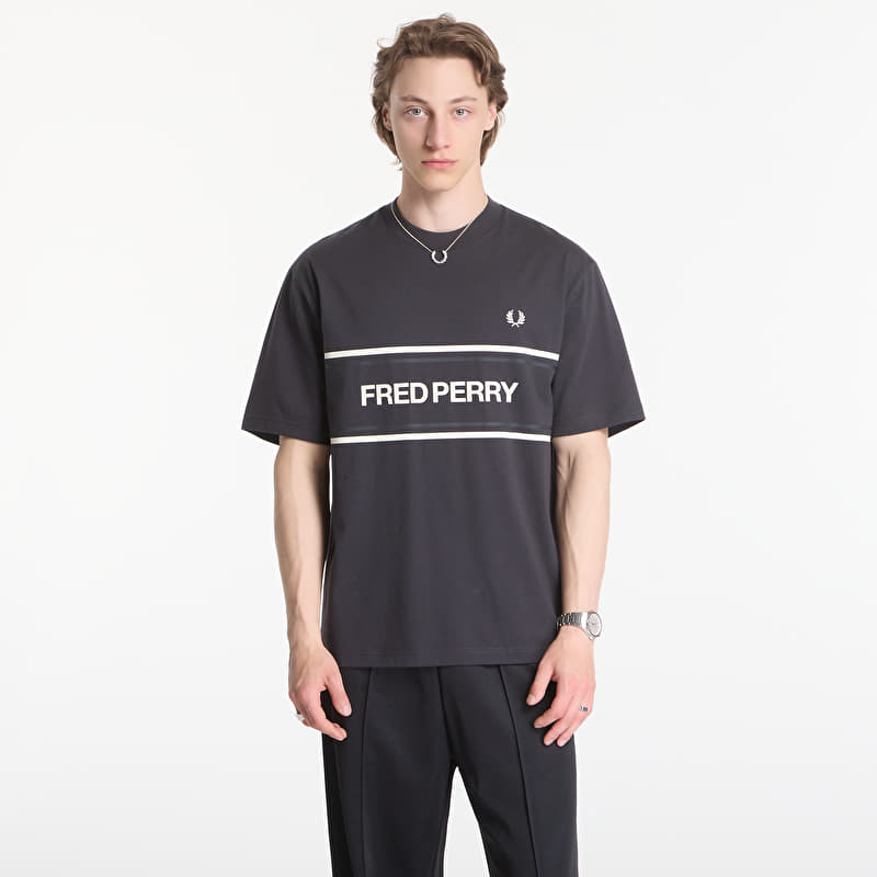 T-shirt Fred Perry Fred Perry Graphic T-Shirt Black