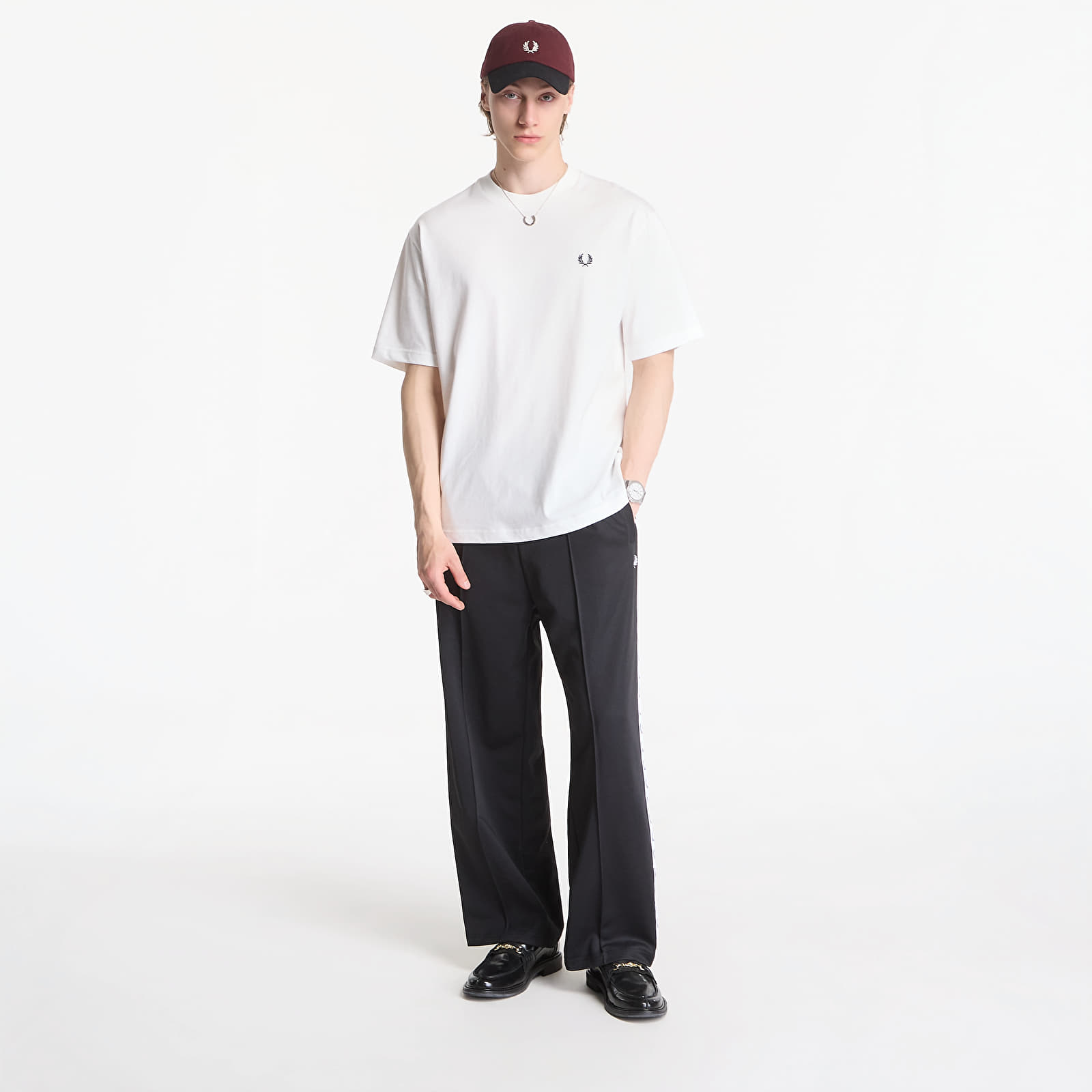 Men's T-shirts Fred Perry Back Print Fred Perry T-Shirt White