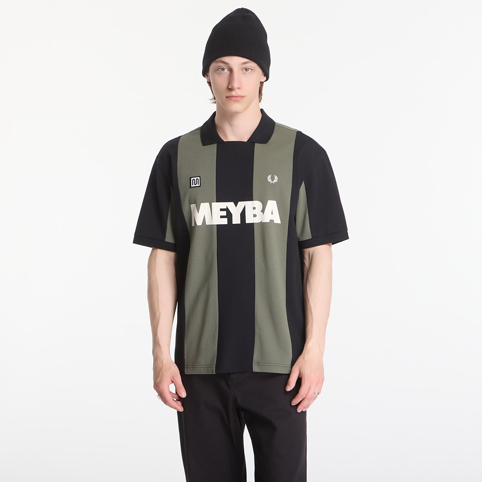 Men's T-shirts Fred Perry Meyba Cut And Sew Polo Shirt Green