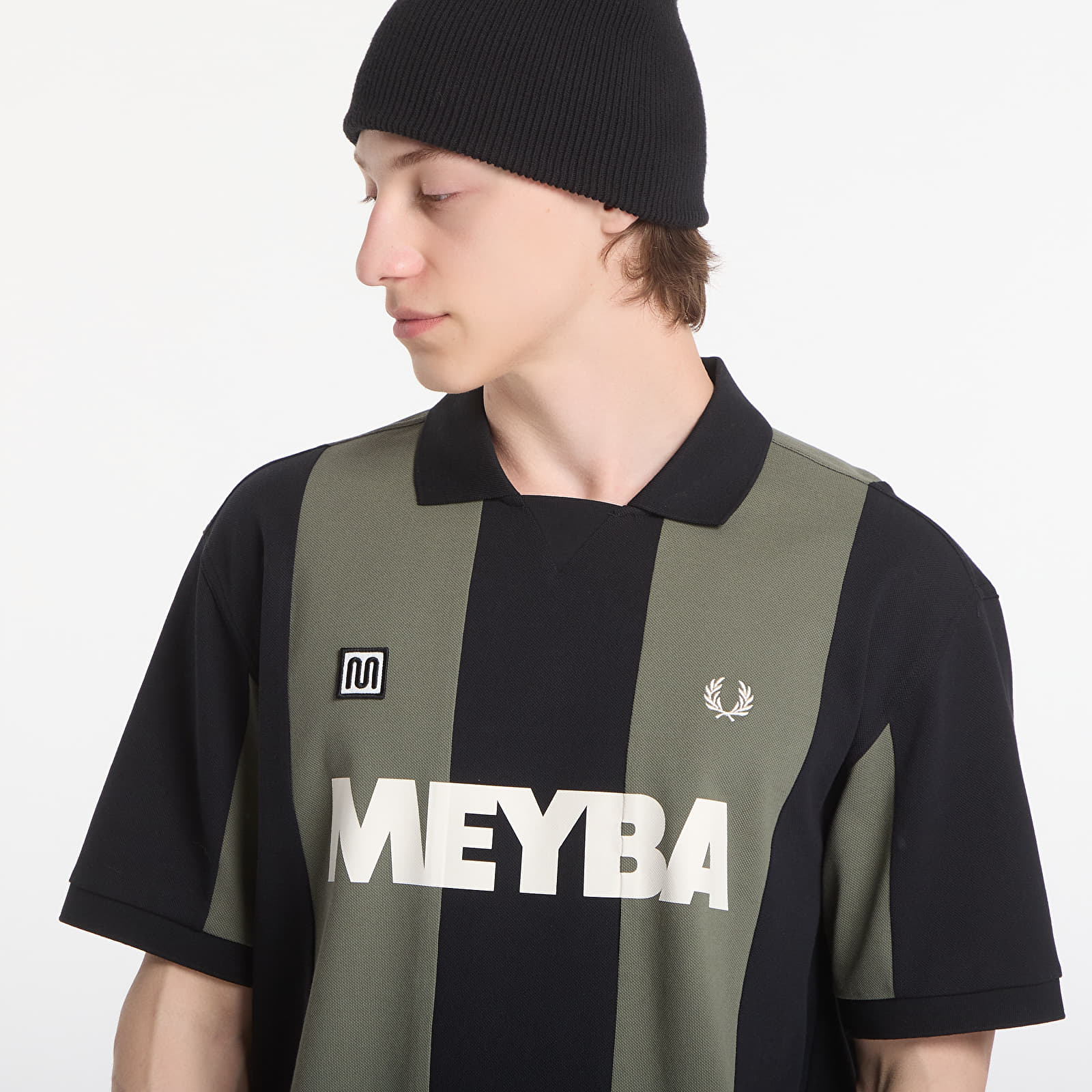 Men's T-shirts Fred Perry Meyba Cut And Sew Polo Shirt Green
