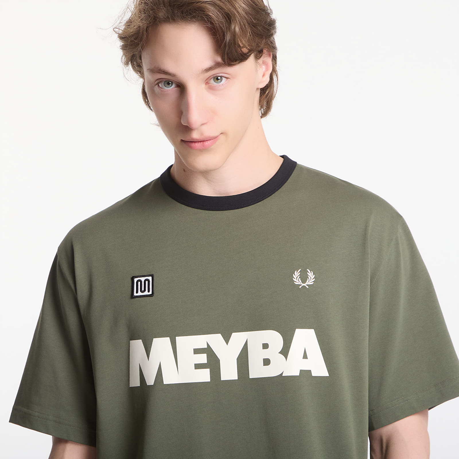 T-shirts Fred Perry Meyba Ringer T-Shirt Green