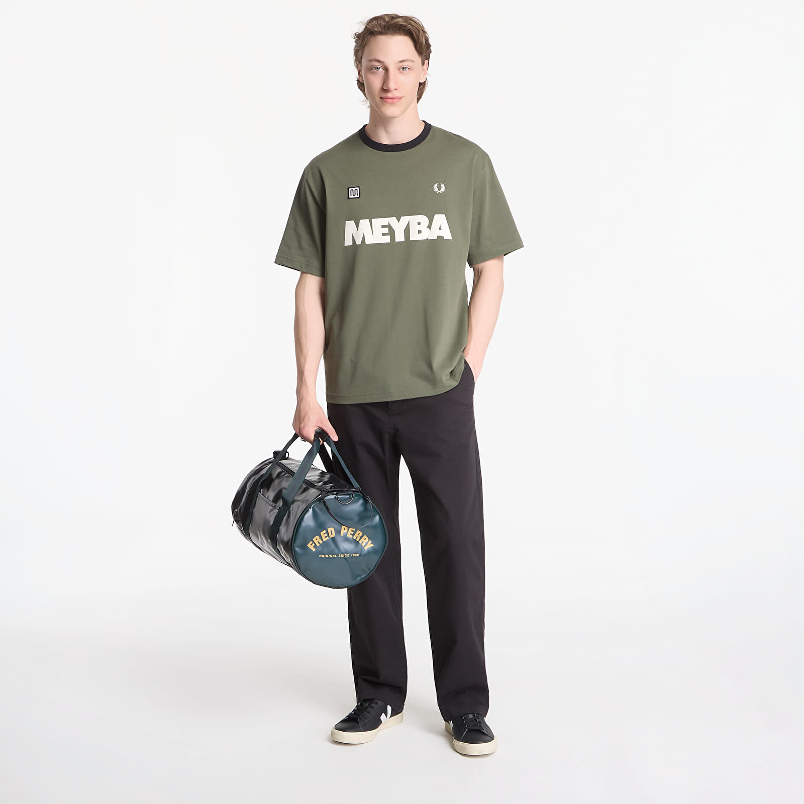 T-shirts Fred Perry Meyba Ringer T-Shirt Green