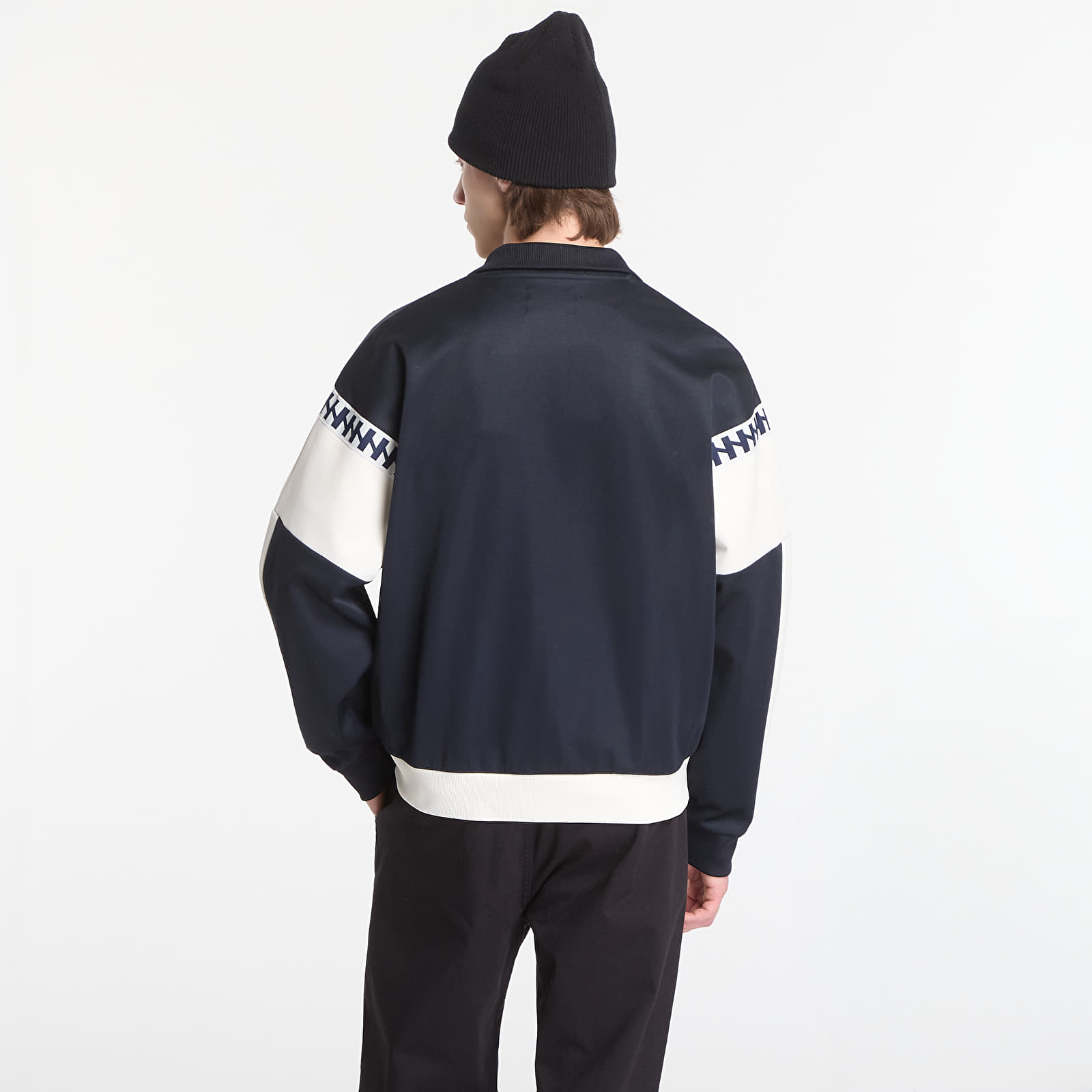 Men's hoodies Fred Perry Meyba Cut And Sew Track Jacket Black