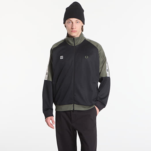 Fred Perry Meyba Taped Raglan Trackjacket Black