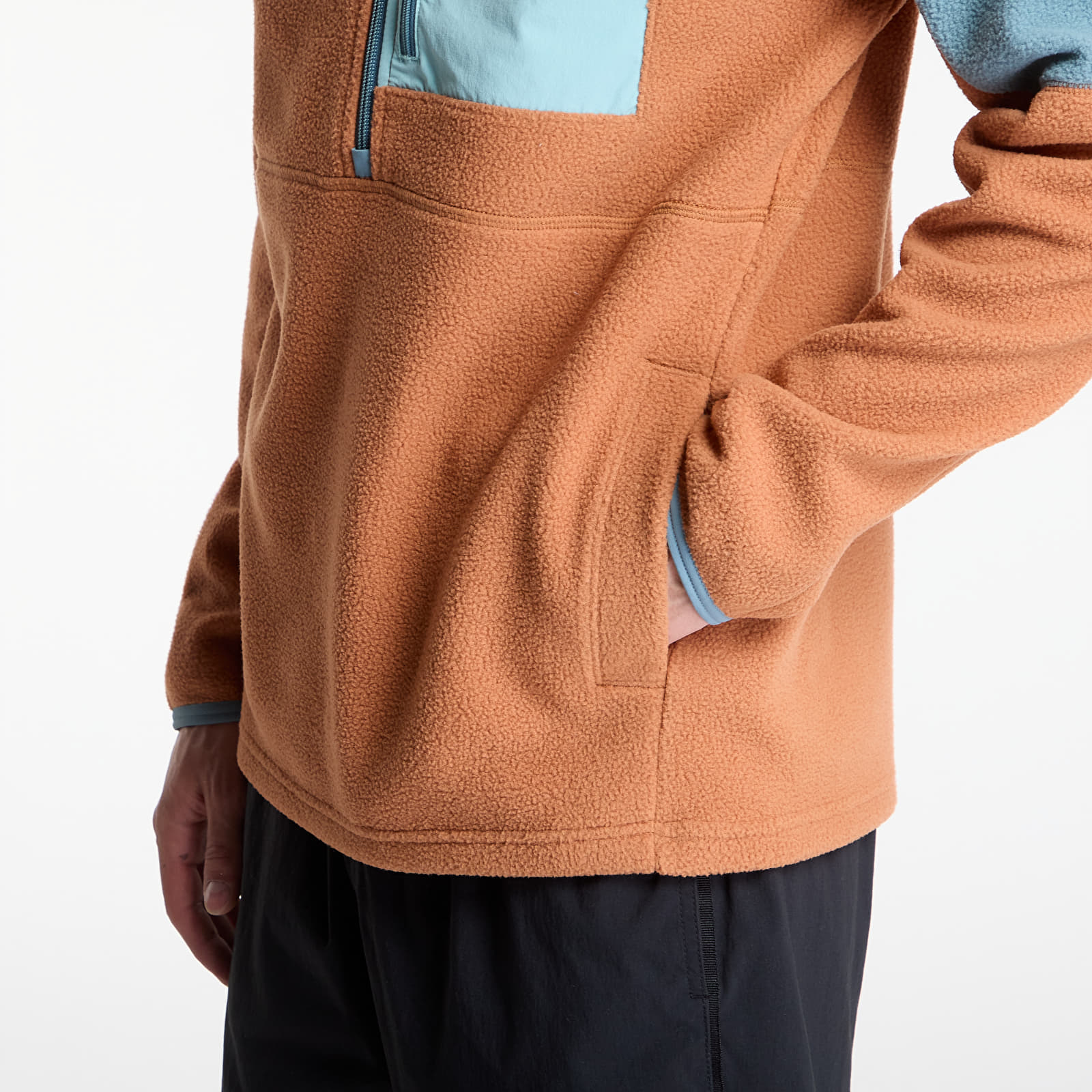 Sweatjacken und Sweatshirts Cotopaxi M's Abrazo Fleece Half-Zip Jacket Everglade and Whiskey