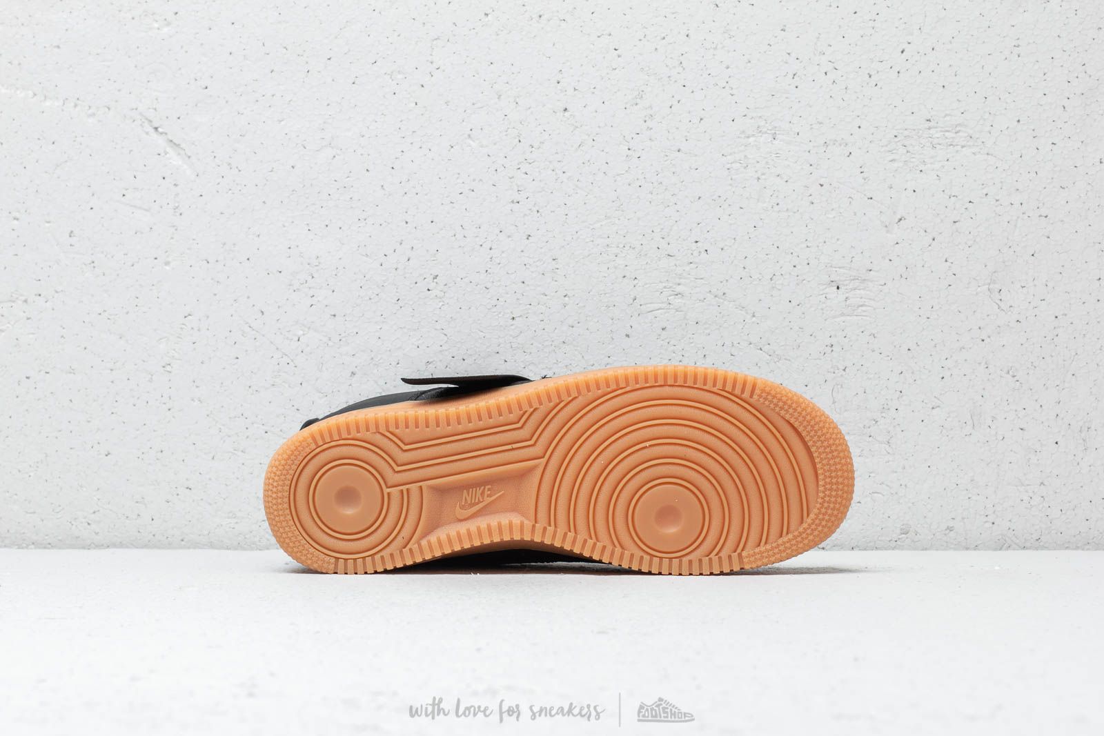 Zapatillas Hombre Nike Air Force 1 Utility Black/ White-Gum Med Brown