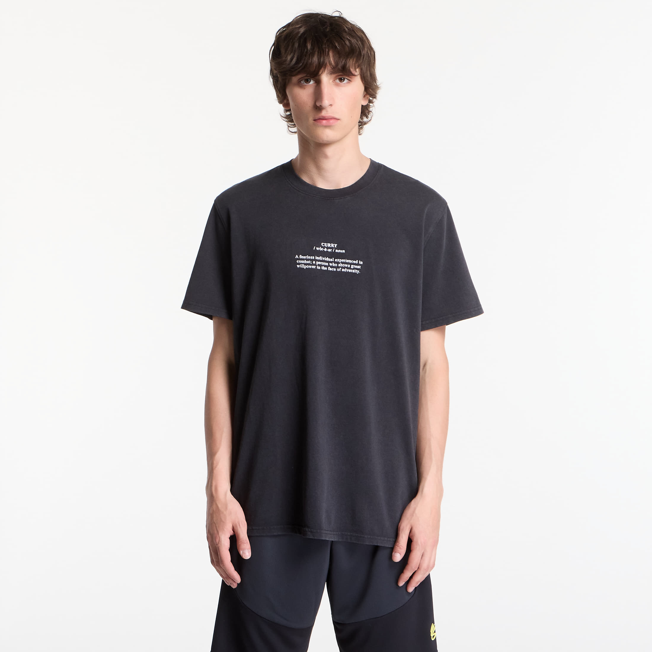 Magietta Under Armour Curry Noun Tee Back/ White