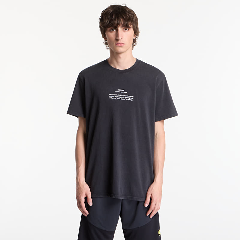 Tričko Under Armour Curry Noun Tee Black/ White