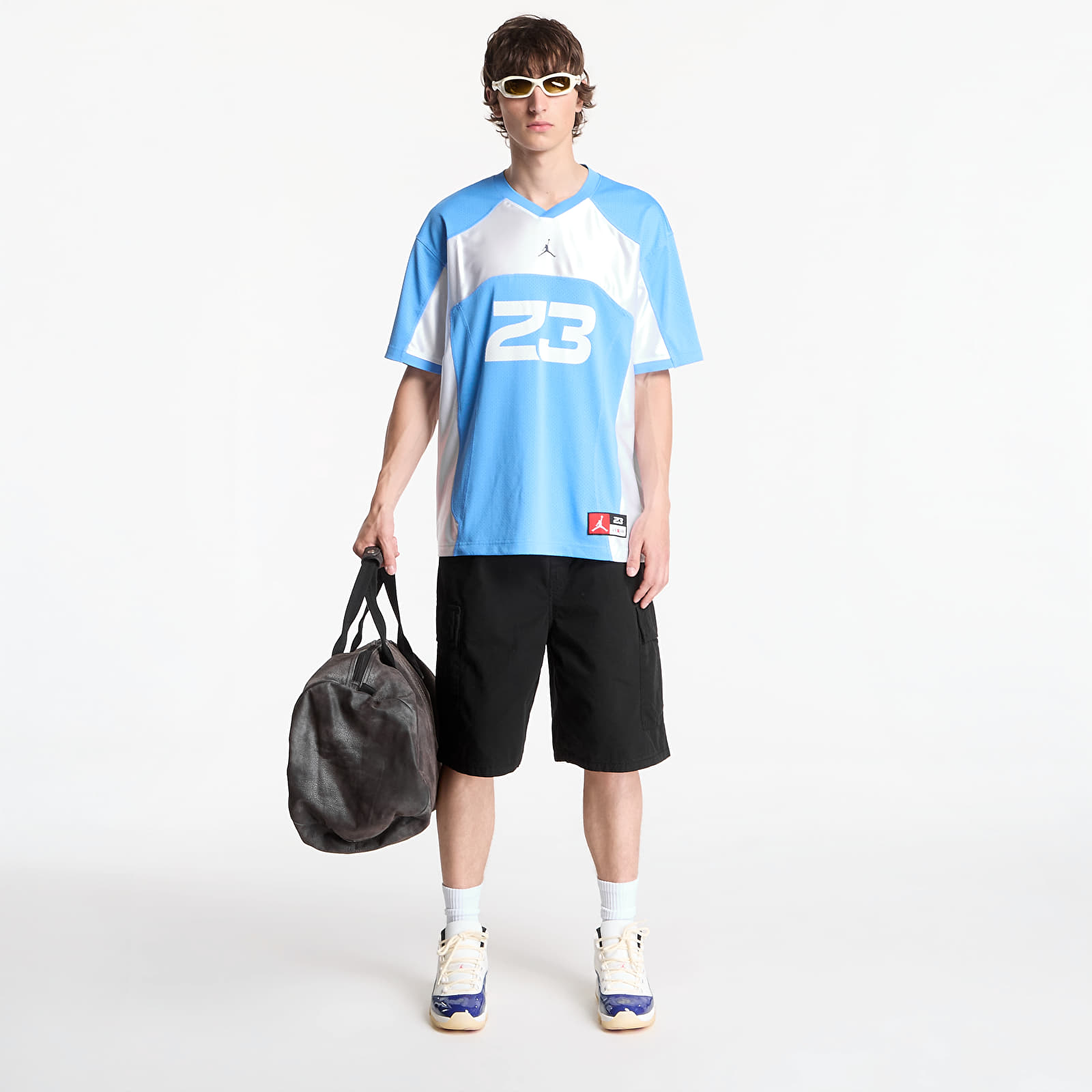 Trikots Jordan Flight Men's Jersey Top University Blue/ White/ Midnight Navy