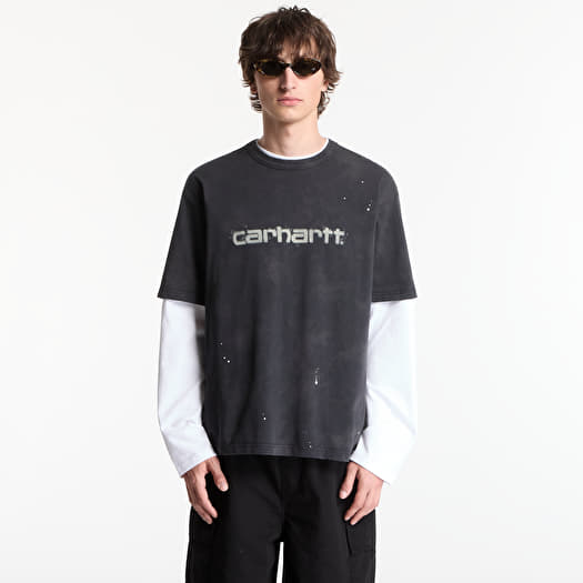Carhartt WIP S/S Painter T-Shirt UNISEX Black Destroy Wash, Splatter