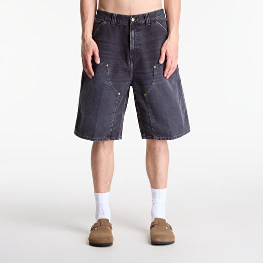 Kratke hlače Carhartt WIP OG Double Knee Short Black Destroy Wash