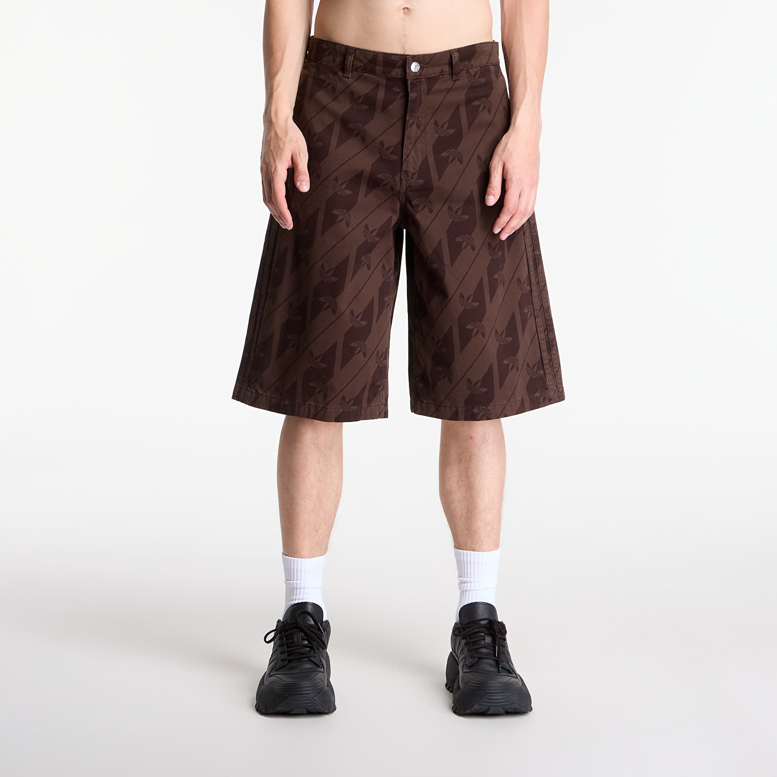 Men's shorts adidas Monogram Jorts Aurora Coffee