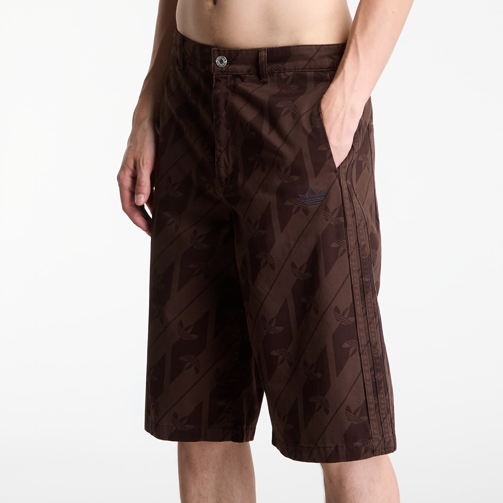 Men's shorts adidas Monogram Jorts Aurora Coffee