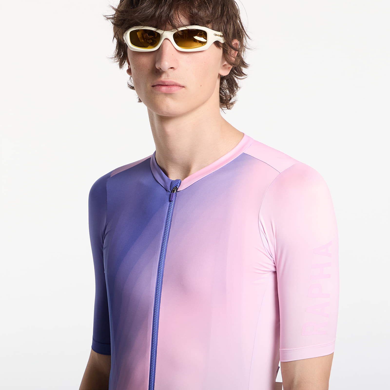 Jerseys Rapha Men's Pro Team Training Jersey Surface Print - Blue