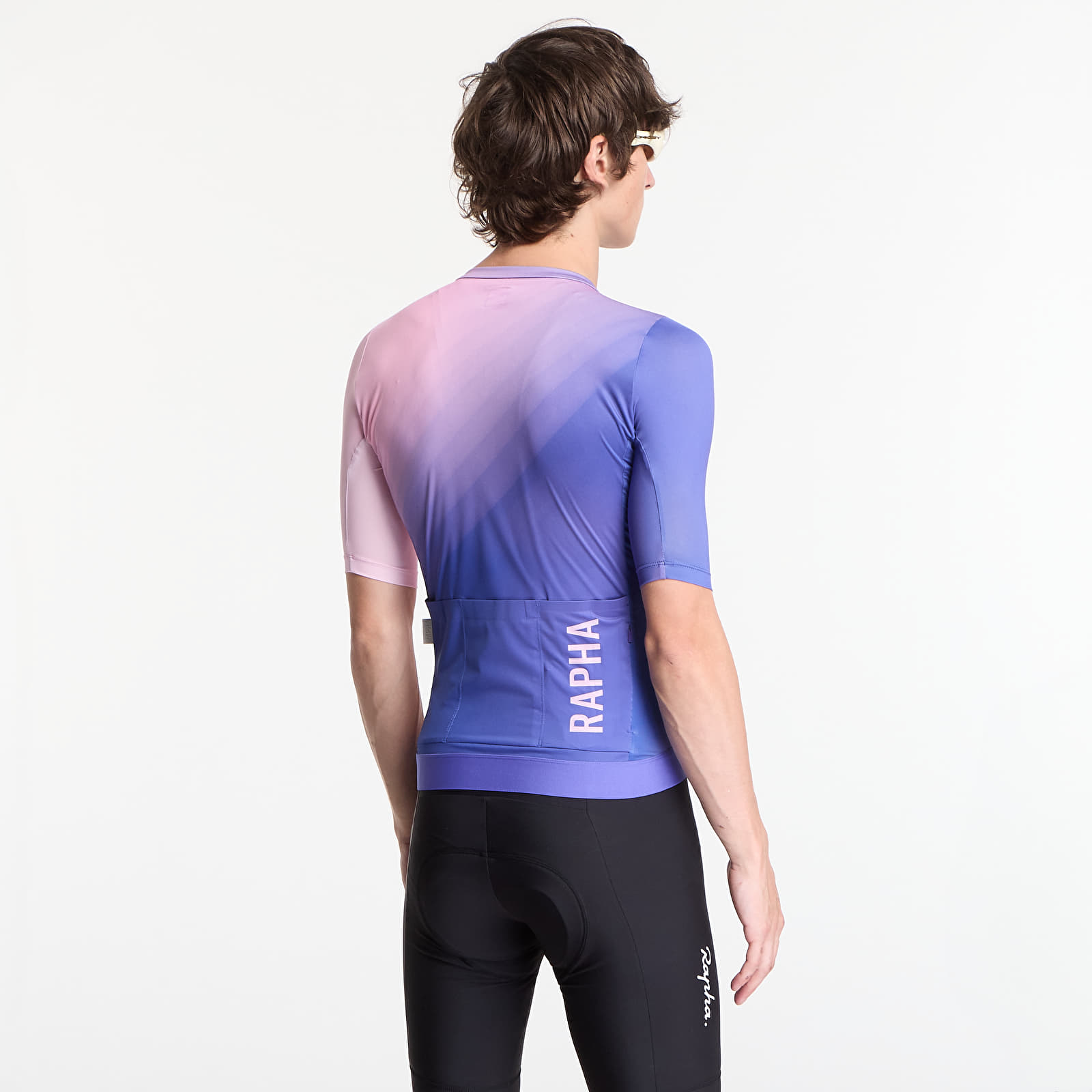 Jerseys Rapha Men's Pro Team Training Jersey Surface Print - Blue