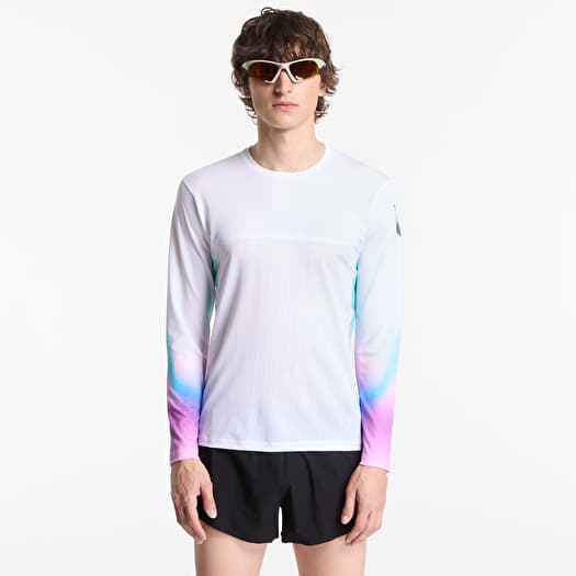 T-shirt SOAR Ls Hot Weather T White/ Blue