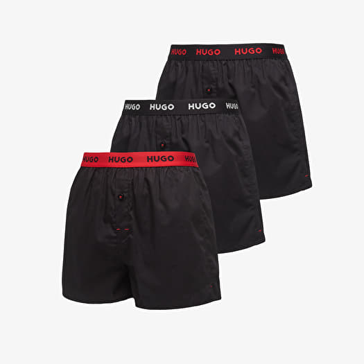Boxer Hugo Boss Woven Boxer Triplet Black