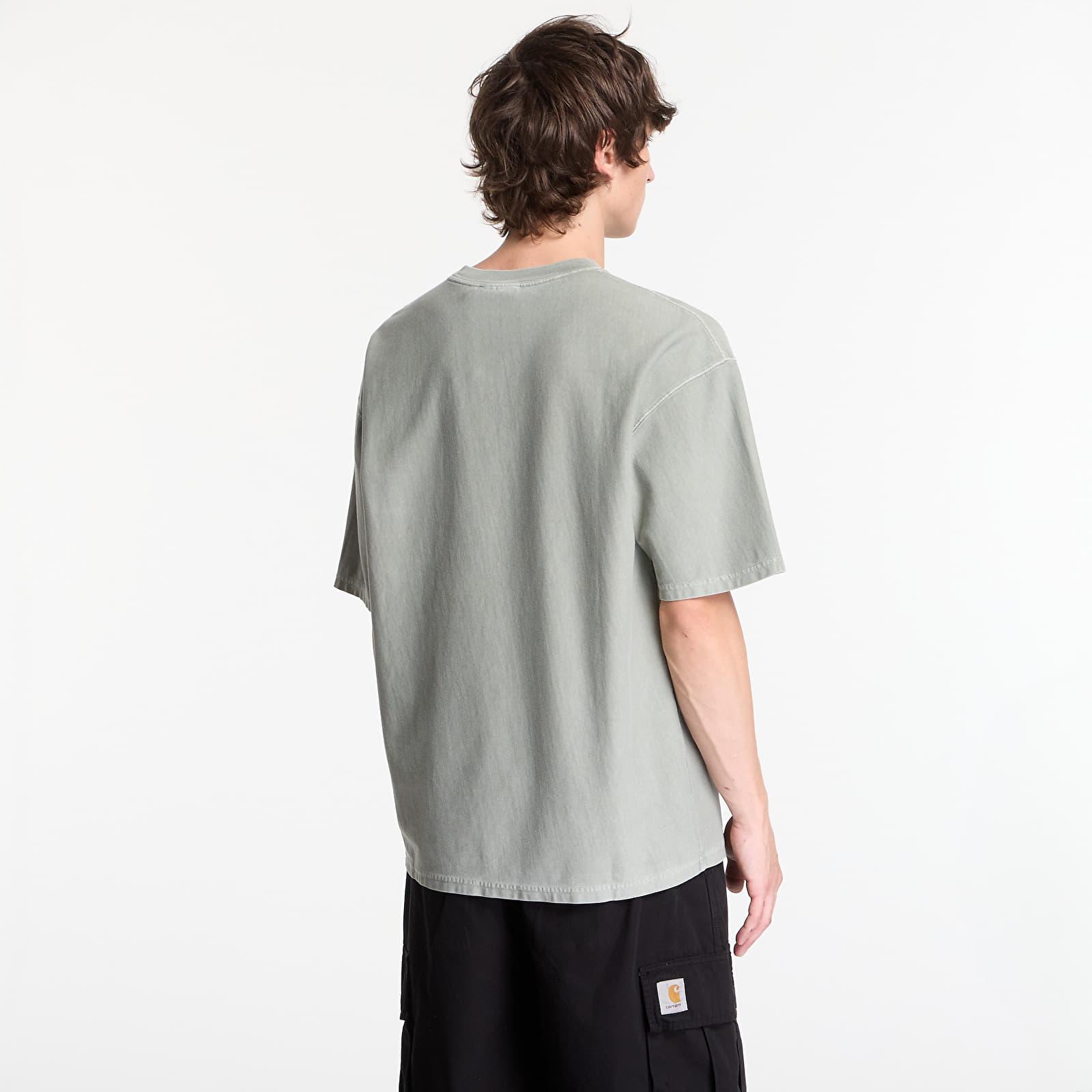 T-skjorter Carhartt WIP S/S Loose Pocket T-Shirt UNISEX Shady Green Garment Dyed