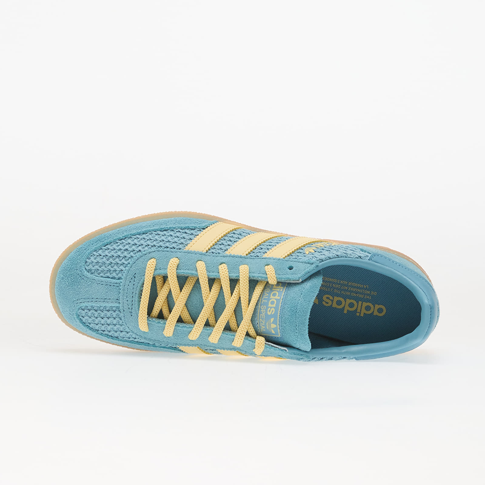 Women's shoes adidas Handball Spezial Preloved Blue/ Almost Yellow/ Gum 3