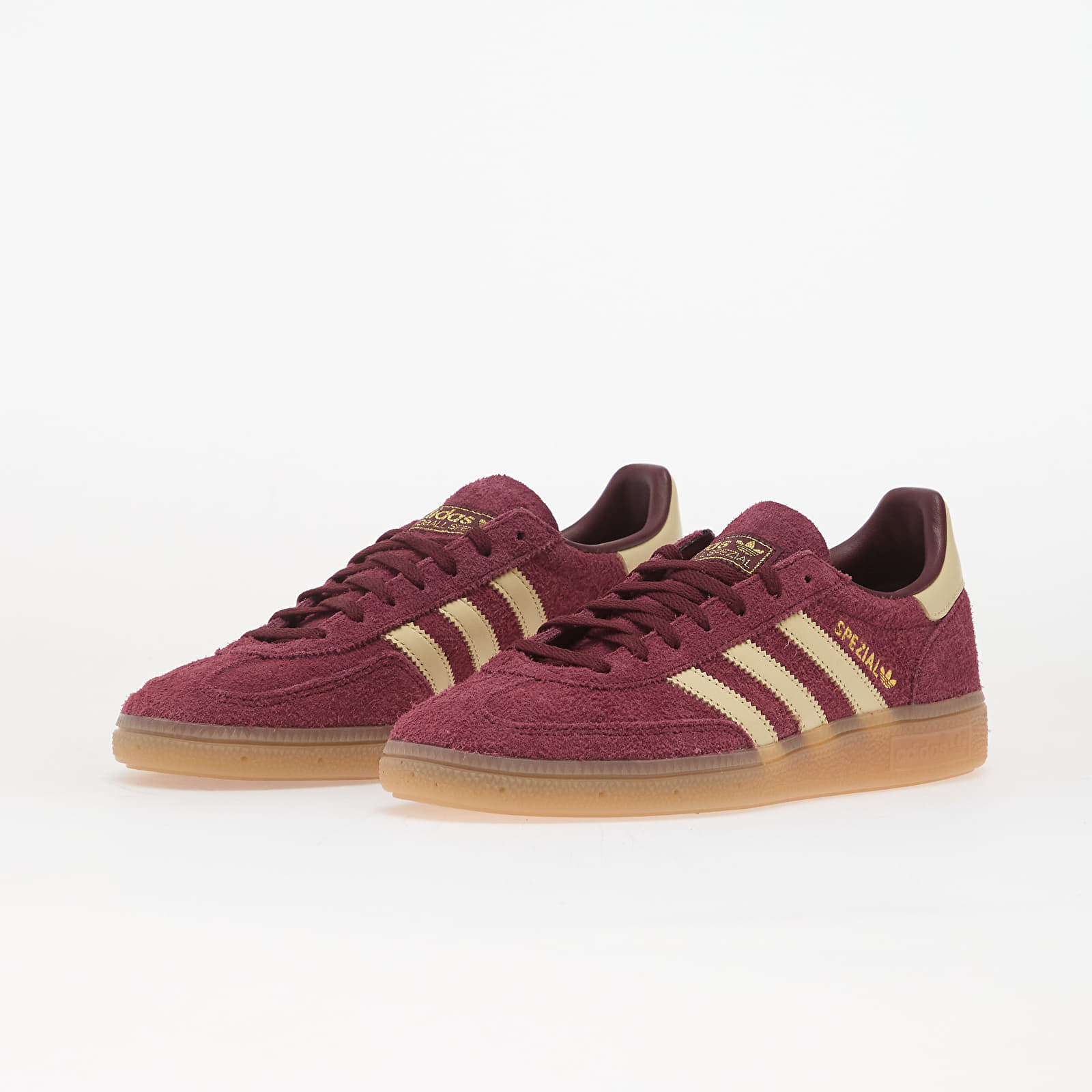 Γυναικεία παπούτσια adidas Handball Spezial Maroon/ Warm Vanilla/ Gold Met.