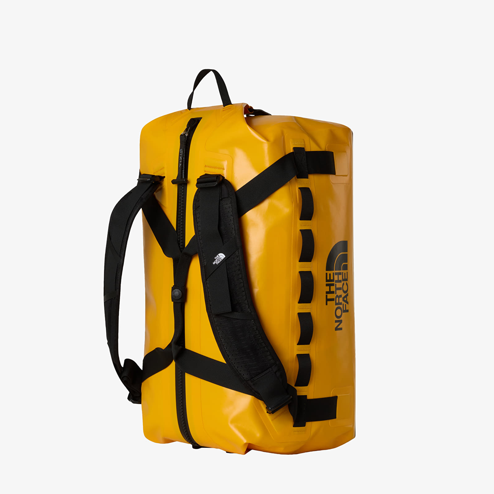 Umhängetaschen The North Face Base Camp Waterproof Duffel Summit Gold/ TNF Black
