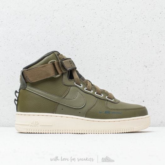 Chaussures et baskets femme Nike Air Force 1High Utility Olive Canvas Olive Canvas Footshop
