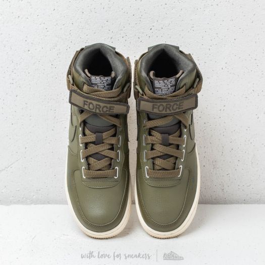Chaussures et baskets femme Nike Air Force 1High Utility Olive Canvas Olive Canvas Footshop