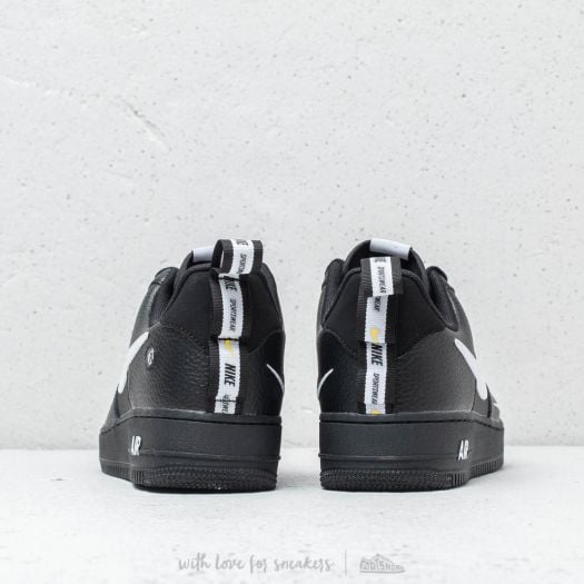 Nike air force 1 utility black white black tour yellow sales